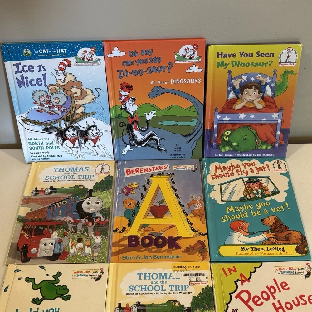 Bright and Early & I Can Read It By Myself Beginner Books Dr. Seuss‎ Lot Of 9